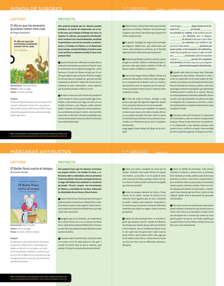Proyecto de Intercambio de Sabores y Miedos | PDF | Artes del Lenguaje ...