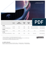 PH Jaguar PriceSheet
