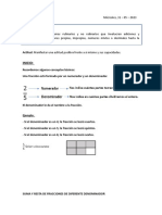 Adición y Sustracción de Fracciones Propias