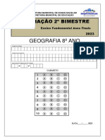 Avaliação Geografia 8º Ano-2