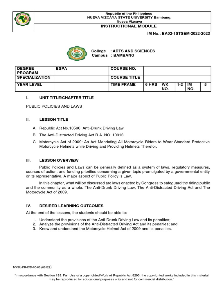 Public Policy MODULE 5 6 1 | PDF | Evaluation | Program Evaluation