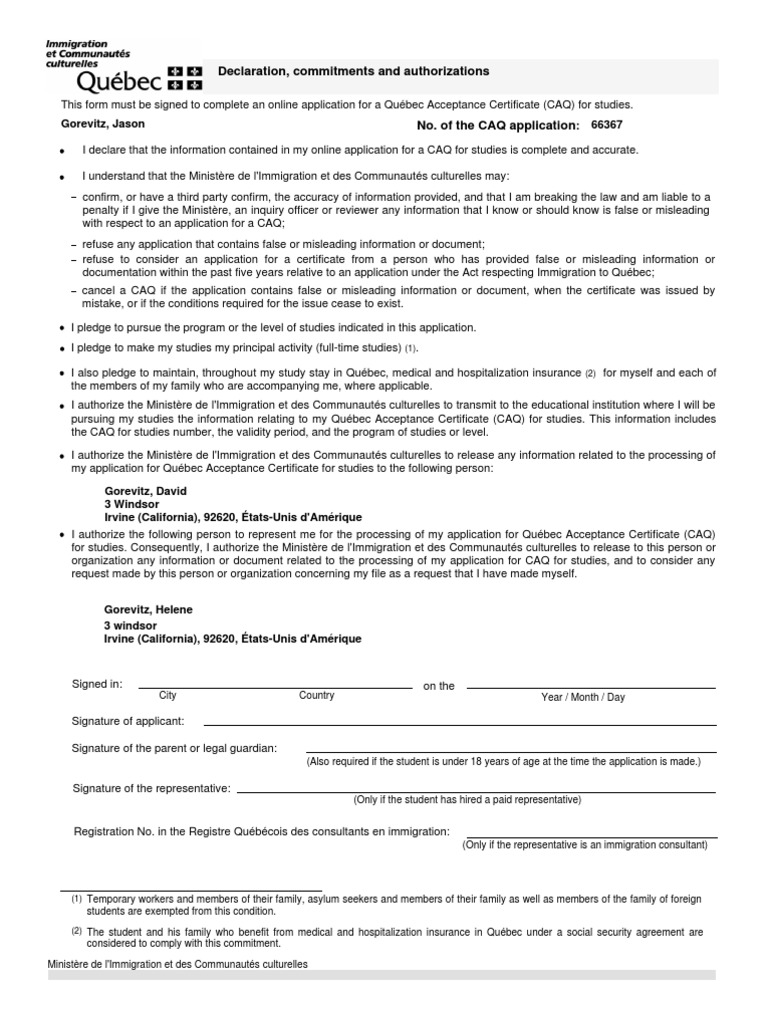 Canada Pdf Identity Document Government Information