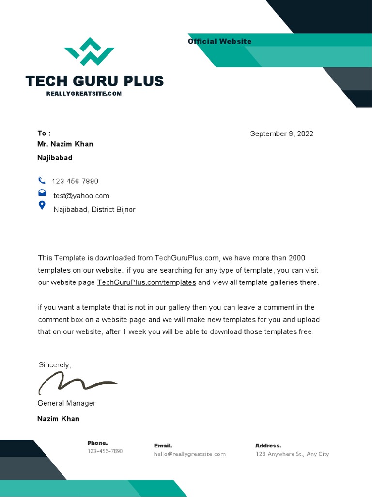 15 Professional and Modern Letterhead Design Template | PDF | Computers