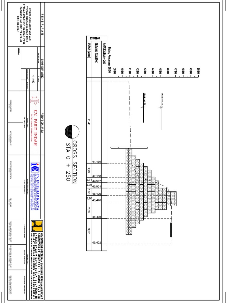 Format Shop Drawing Konstruksi | PDF