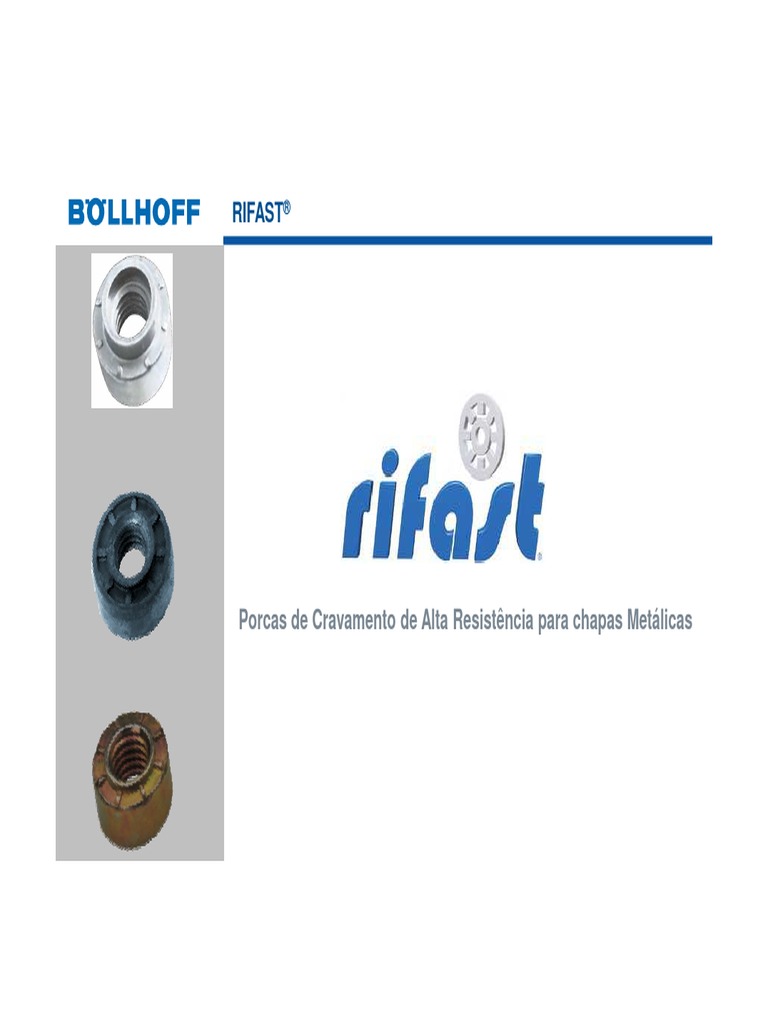 Bollhoff RIFAST | PDF | Setor secundário da economia | Materiais de ...