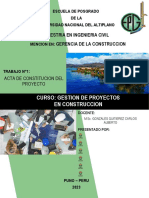 Acta de Constituacion de Proyecto de Riego - 2023