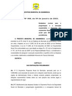 1270 Decreto N 998 de 04 de Janeiro de 2023.