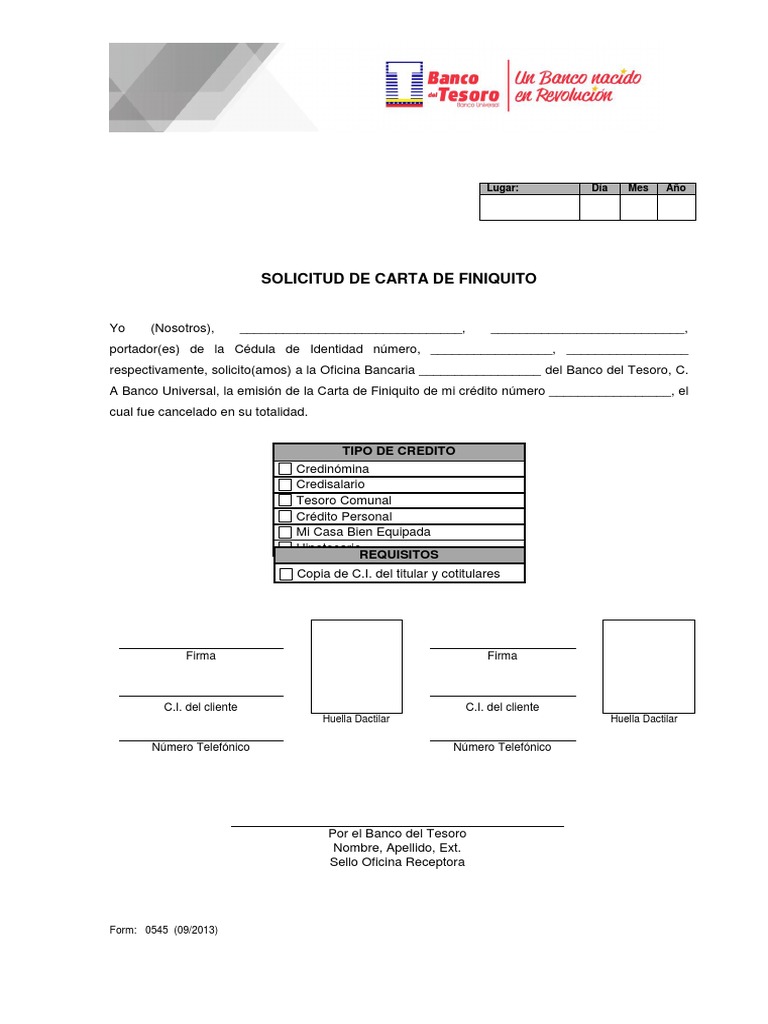Solicitud de Carta de Finiquito 0545 | PDF | Negocios | Finanzas y dinero