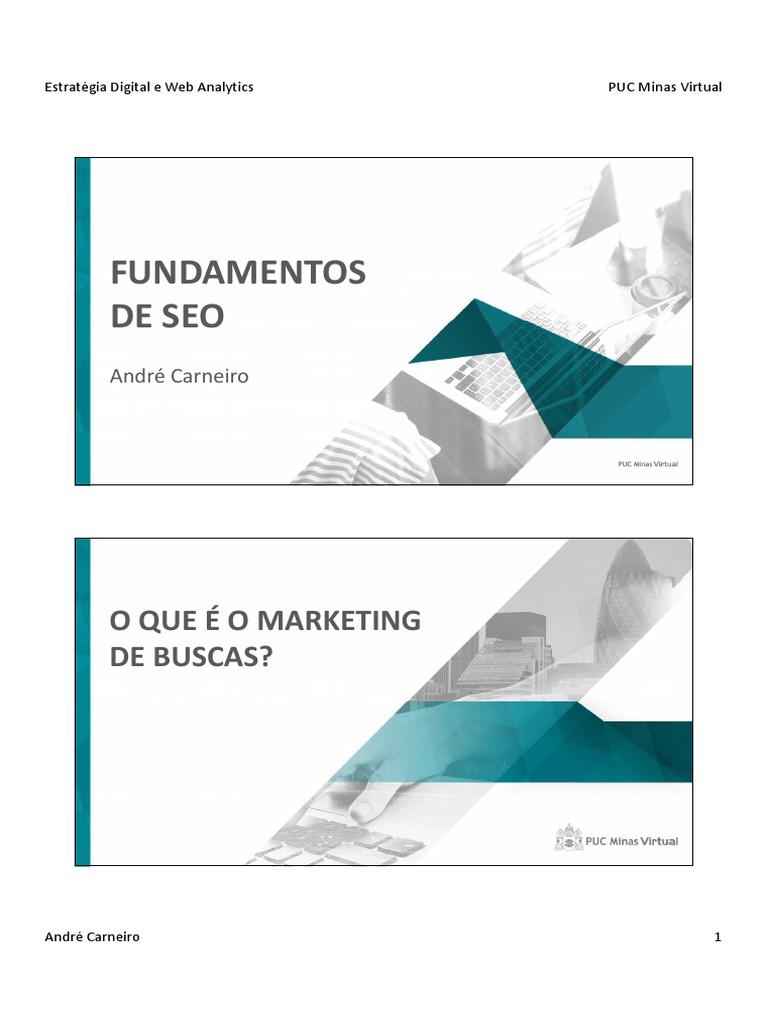 Fundamentos de SEO e Marketing de Buscas | PDF | SEO | Informática