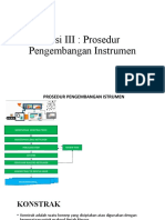 Prosedur Pengembangan Instrumen