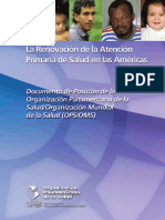 LA RENOVACIÓN DE LA ATENCIÓN PRIMARIA DE LA SALUD EN LAS AMÉRICAS