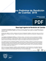 Informe Preliminar de Rendición de Cuentaas 2018