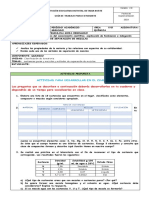 Actividad para Desarrollar en El Cuaderno