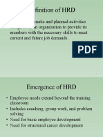 Definition of HRD