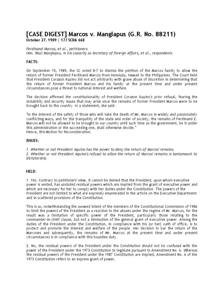 Estrada vs. Arroyo Case Overview | PDF | President Of The Philippines ...