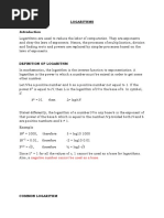 Logarithm (Trigonometry)