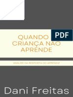 Manual Analise Resposta Aba Quando Crianca Nao Aprende Dani Acf