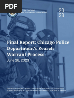 Final Report Chicago Police Departments Search Warrant Process