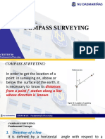 CESURV30 W9 Lec6 - Compass Surveying - For White Board - 052625