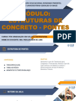 SLIDES - Estrutura de Pontes - Calculo Das Lajes em Balanço - Momentos Fletores - Pos Graduação em Cálculo Estrutural - Part. 2