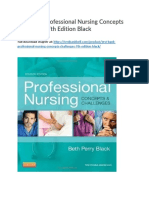 Test Bank Professional Nursing Concepts Challenges 7th Edition Black