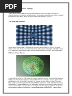 Evolution of Atomic Theory