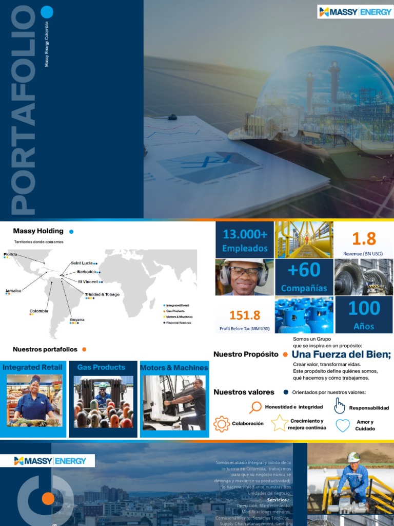 Portafolio de Massy Energy Colombia | PDF | Gas de petróleo licuado ...