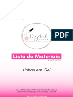 02 Lista de Materiais Unhas de Gel