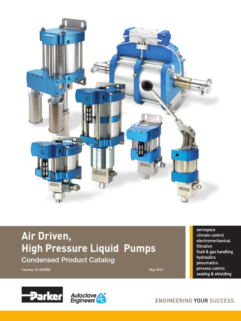 High Pressure Air-Driven Liquid Pumps Catalog | PDF | Pump | Valve