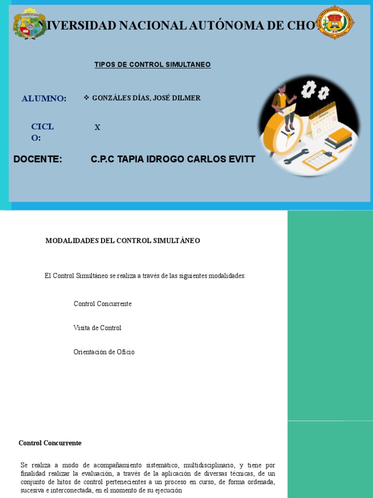 Modalidades del Control Simultáneo | PDF | Planificación