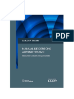 Manual de Derecho Administrativo. 2021. Carlos Balbin