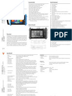 Fisa Tehnica Tester CCTV Profesional T-9800ADH 7 Inch 4 K Rapid Onvif