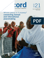 Whose Peace Is It Anyway Connecting Somali and International Peacemaking Accord Issue 21