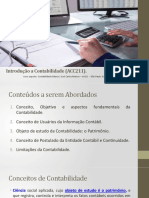 Conteúdo 1 - Introdução A Contabilidade - Acc211