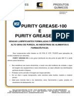 Literatura Purity Grease - 100 e 100-E C - Borda C - NSF