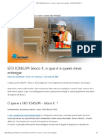 EFD ICMS - IPI Bloco K - o Que É e Quem Deve Entregar - BLOG ECONET %