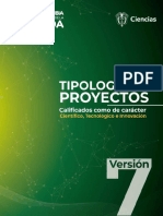 Documento de Tipologias de Proyecto VR 07