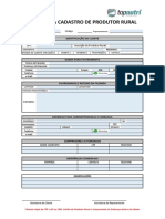 Ficha de Cadastro Produtor Rural