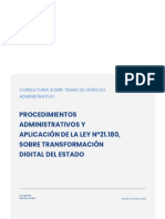 Consultoria Sobre Temas de Derecho Administrativo