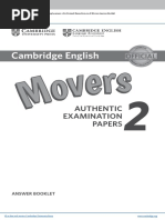 Movers Examination Papers 2