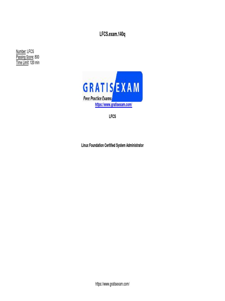 Linux Essentials Exam Simulation Guide | PDF | I Pv6 | File System