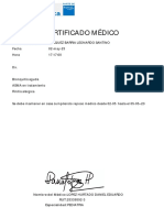 Certificado Médico