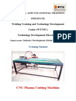 Training Manual On CNC Plasma Machine