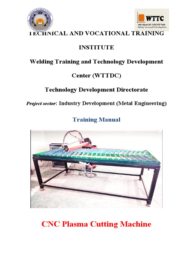Training Manual On CNC Plasma Machine | PDF | Grinding (Abrasive ...