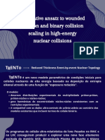 Ansatz Alternativo para Núcleon Ferido e Escalonamento de Colisão Binária em Colisões Nucleares de Alta Energia