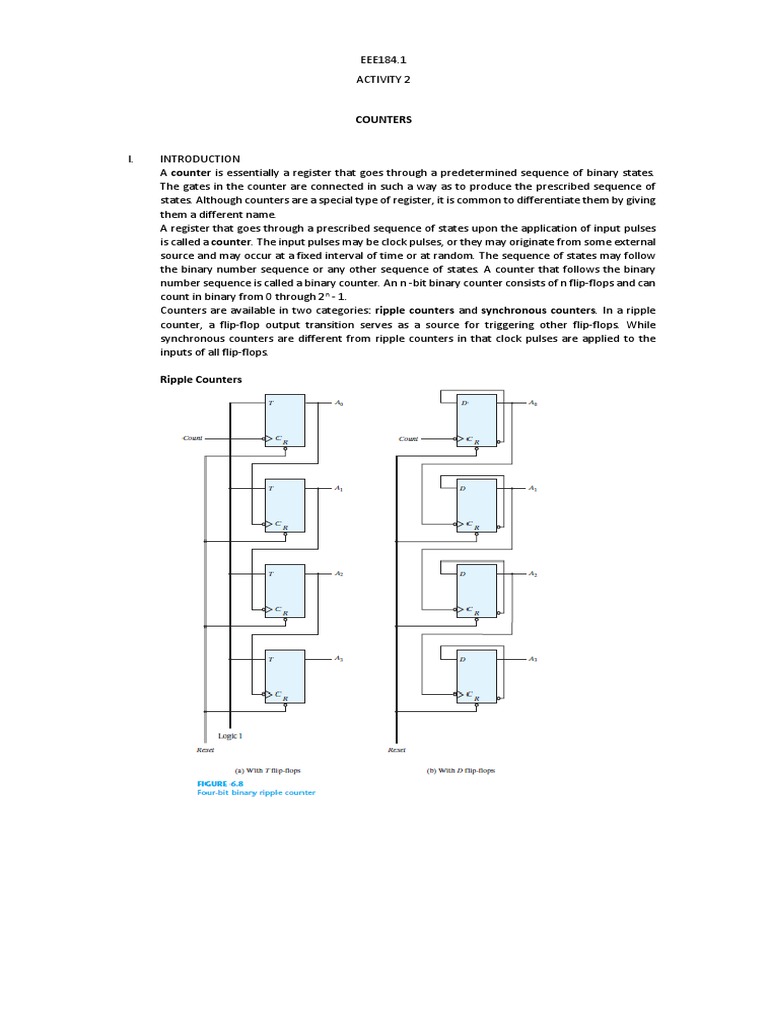 Understanding Digital Counters in Electronics | PDF