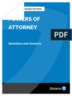 Powers of Attorney: Questions and Answers