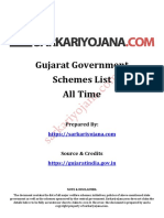 Gujarat Schemes List