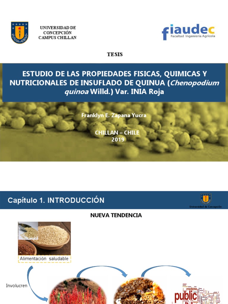 Propiedades de Quinua PDF Digestión Sector secundario de la economía