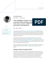 The Utilities Check Cockpit (UCC) and The Check Repository in The Process Framework - SAP Blogs